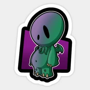 Cthulhu Kid Sticker